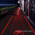 Laser Laser Bike Bike Belakang USB Lampu yang boleh dicas semula